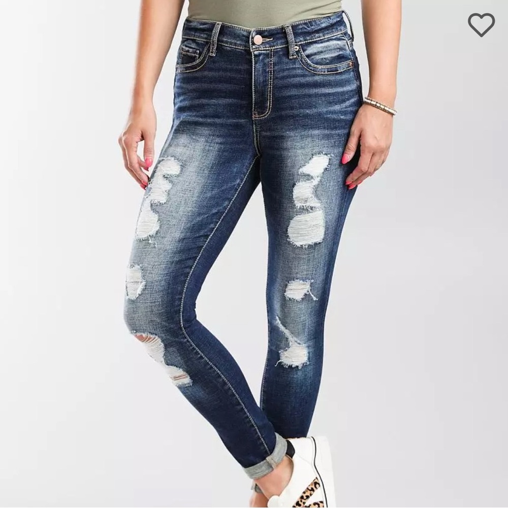 BKE Gabby Curvy Fit High Rise Ankle Skinny Jeans